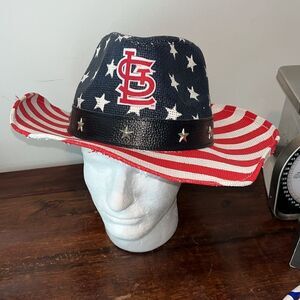 St Louis Cardinals Weatern Cowboy Hat SGA Golf Sun Large Brim OSFA Opening Day